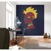 Vlies Fototapete - Captain Marvel saves the World - 250 x 280 cm 