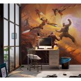 Vlies Fototapete - Avengers Epic Battle Titan - 250 x 280 cm 