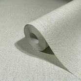 Non-woven wallpaper in green Lightly textured plain Modern  