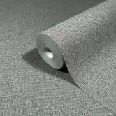 Vliestapete in Grau, Olive Strukturiertes Textil Putzoptik Uni 