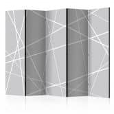 Screen room divider - Moderne edderkoppespind, 3-delt 
