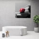 Leinwandbild, Zen Spa Red Stone 