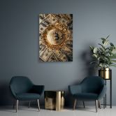 Leinwandbild Krypto-Bitcoin 