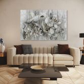 Leinwandbild 5 teilig, Saint Lotos Blumen 
