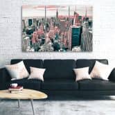 Leinwandbild 3-teilig, New York City Skyline USA 