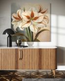 Leinwandbild Blumen Lilien Natur 