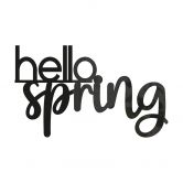 Wall decoration hello spring 