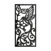 Wanddeko Kolibri-Blumen - Acryldeko 