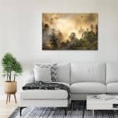 Tableau en verre acrylique Cuadrado - Clouds of Light 