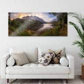 Akrylbillede Cuadrado - Paradise Pond - Panorama 