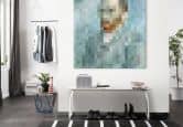 Akrylbillede Pixelart - van Gogh - Selvportræt 1889 