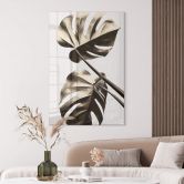 Acrylglasbild 1X Studio - Goldene Monstera 