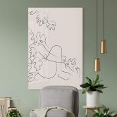 Acrylglasbild 1X Studio - Nackte Frau in der Natur 