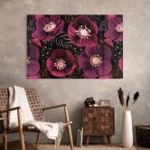 Acrylglas bloesempracht in paarse tinten - Anijs illustratie 