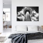 Acrylglasbild Brown - Fernsehturm Berlin 