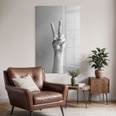 Acrylglasbild Victory Hand - Zeichen des Friedens und Sieges - Bühler 