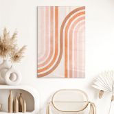 Acrylglasbild Fließende Geometrie im Retro-Look - Costa 