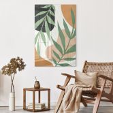 Tableau en verre acrylique Branches vertes dans la jungle - Costa 