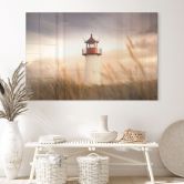 Acrylglasbild Leuchtturm an der Küste von Sylt - Eisenmann 