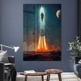Akrylbillede Heine - Ud i rummet - Raketopsendelse - Astro Cruise 