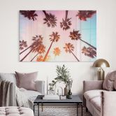 Acrylglasbild California Dreaming mit Palmen-Blick - Hugonnard 