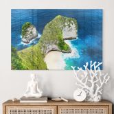 Tableau en verre acrylique Côte rocheuse de Nusa Penida - Hugonnard 