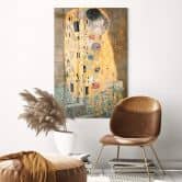 Acrylglasbild Klimt - Der Kuss 