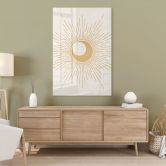 Acrylglasbild Goldene Sonnenstrahlen - KsanaKalpa 