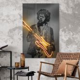 Acrylglasbild Jimi Hendrix - Mielu 
