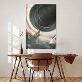 Acrylglasbild Weltall: Astronaut im Boot - Nicebleed 