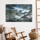 Acrylglasbild Kiefernwald im Huang Shan Gebirge - NingYun Ye 