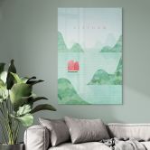 Acrylglasbild Halong-Bucht auf Vietnam-Reisen - Rivers 