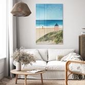 Tableau en verre acrylique Vacances à la mer avec vue sur les dunes - Rivers 