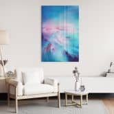 Acrylglasbild Polarlicht in Türkis und Lila - Schmucker 
