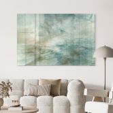 Acrylglasbild Salbeigrünes Nebellicht - Schmucker 
