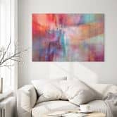 Acrylglasbild Sanfter Farbnebel in Bewegung - Schmucker 