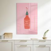 Acrylglasbild Scharfe Chili-Soße - Simmonds 