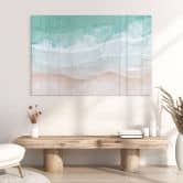 Acrylglasbild Sanfte Wellen am Strand - Sisi & Seb 