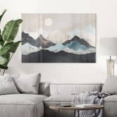 Acrylglas foto Rustig berglandschap bij schemering - SpaceFrog Designs 
