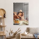 Acrylglasbild Roadtrip - Reise zum Mond - Taudalpoi 