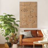 Acrylglasbild The Miuus Studio - Abstraktes Gesicht 