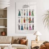 Acrylglasbild Berühmte Frauen der Literatur - Tohmé 