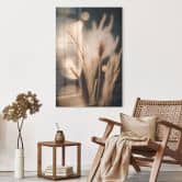 Acrylglasbild Boho Gräser im goldenen Licht - Treechild 