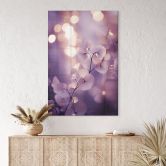 Tableau en verre acrylique Tendre orchidée en violet - Treechild 