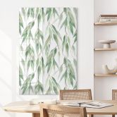Acrylglasbild Zweige mit grünen Blättern - UN Designs 