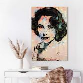 Acrylglasbild Zamart - Hommage an Miro - Liz Taylor 