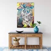 Acrylglasbild Zamart - Hommage an Picasso - Die Frau 