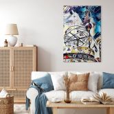 Acrylglasbild Zamart - Kandinsky trifft Berlin Alexanderplatz 