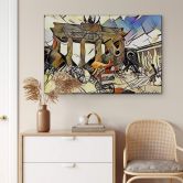 Acrylglasbild Zamart - Kandinsky trifft Berlin Brandenburger Tor 