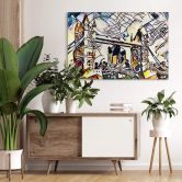 Acrylglasbild Zamart - Kandinsky trifft London 